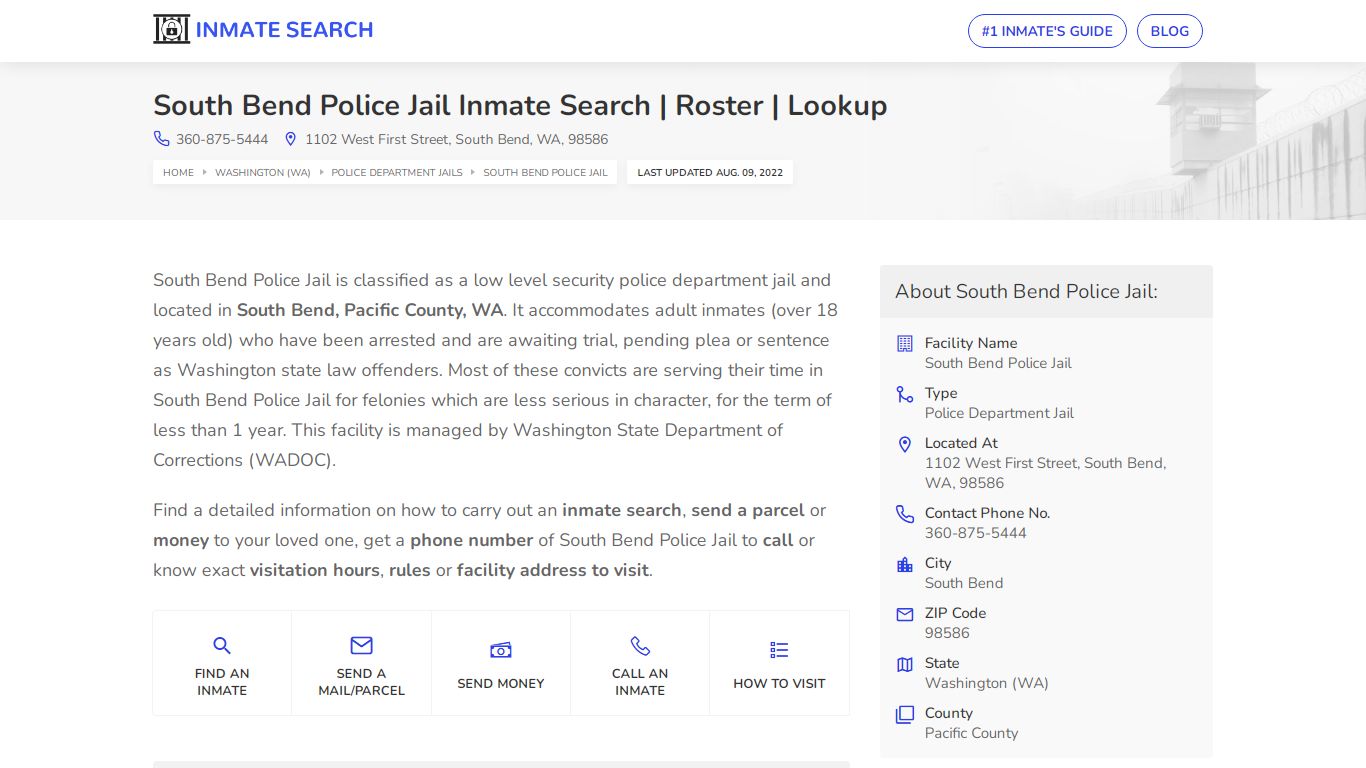 South Bend Police Jail Inmate Search | Roster | Lookup